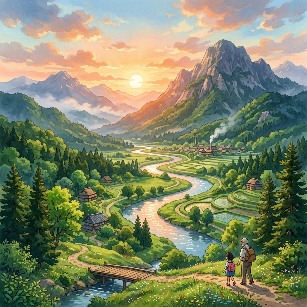 Beautiful Anime Scenery Background